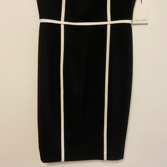 NWT Calvin Klein Business Black Dress Sheath - Picture 3 of 7